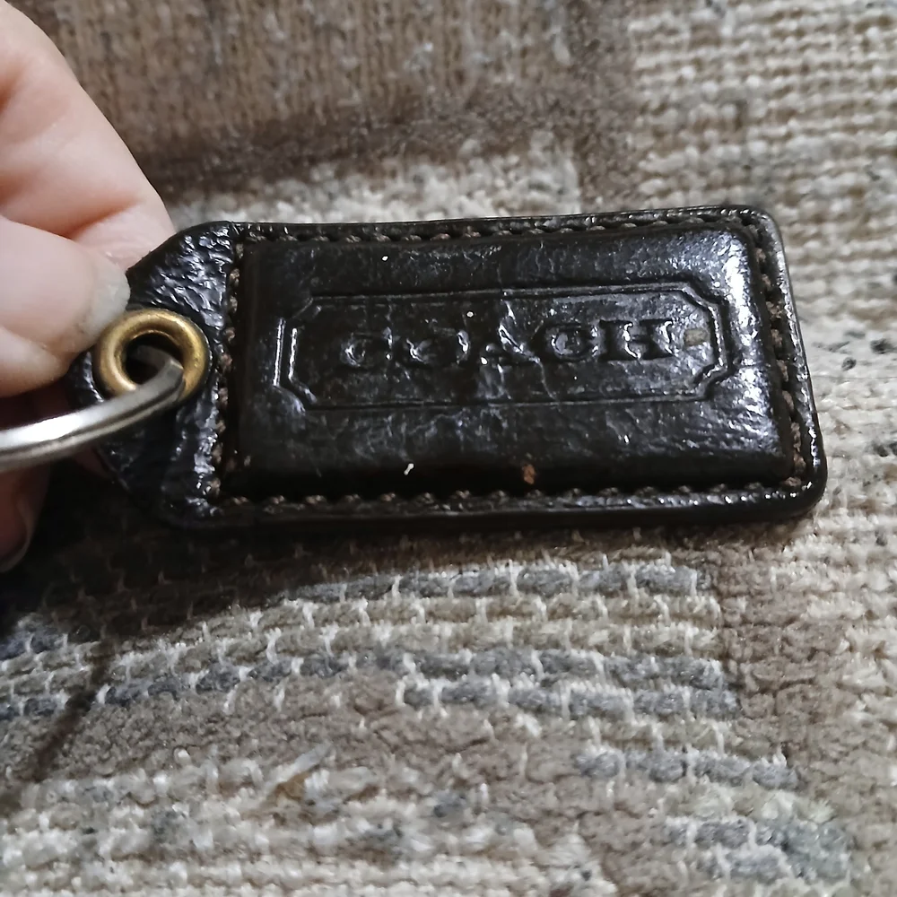 Coach Bundle- Vintage Rare Blue Poppy Clutch, Bag Tag & Envelope - Picture 3 of 13